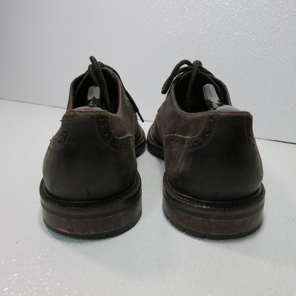 J&M Mens Nubuck Leather Casual Oxford Comfortable Footwear Shoes Men's Size 9 M - Picture 7 of 7